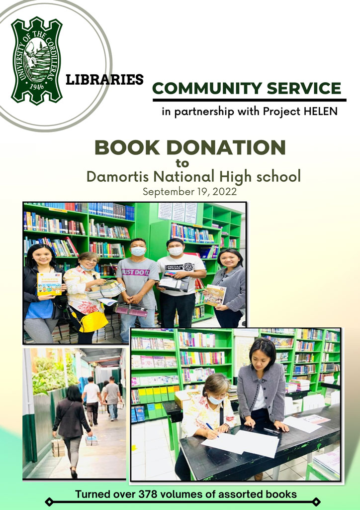 Book Donation: Damortis National High School, Sto. Tomas, La Union