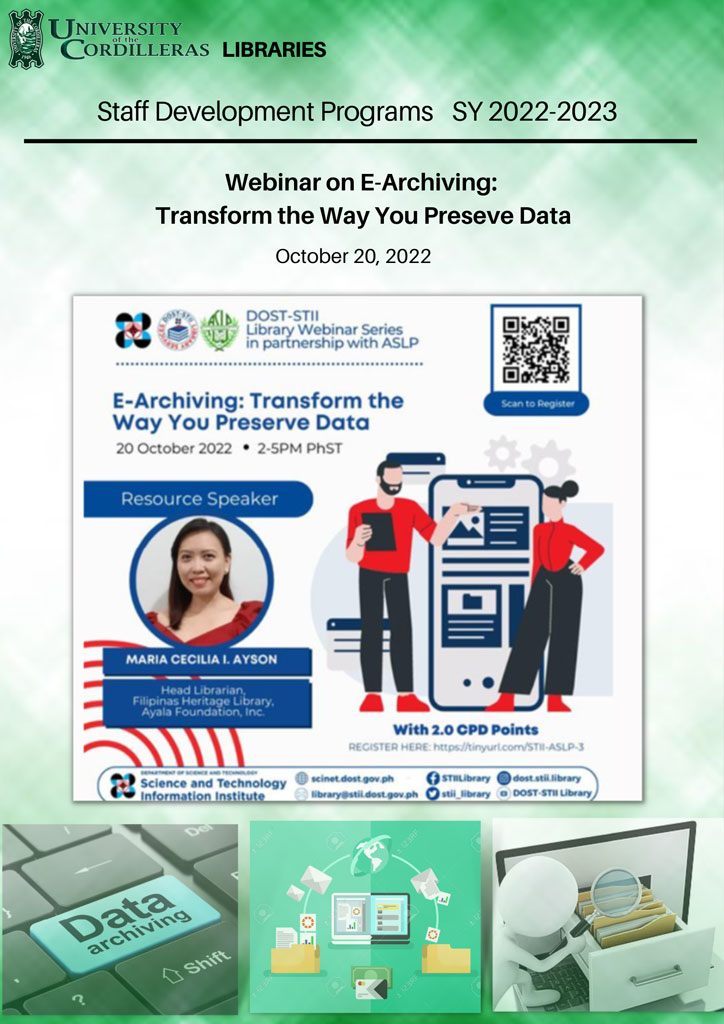 Webinar on E-Archiving: Transform the Way you Preserve Data